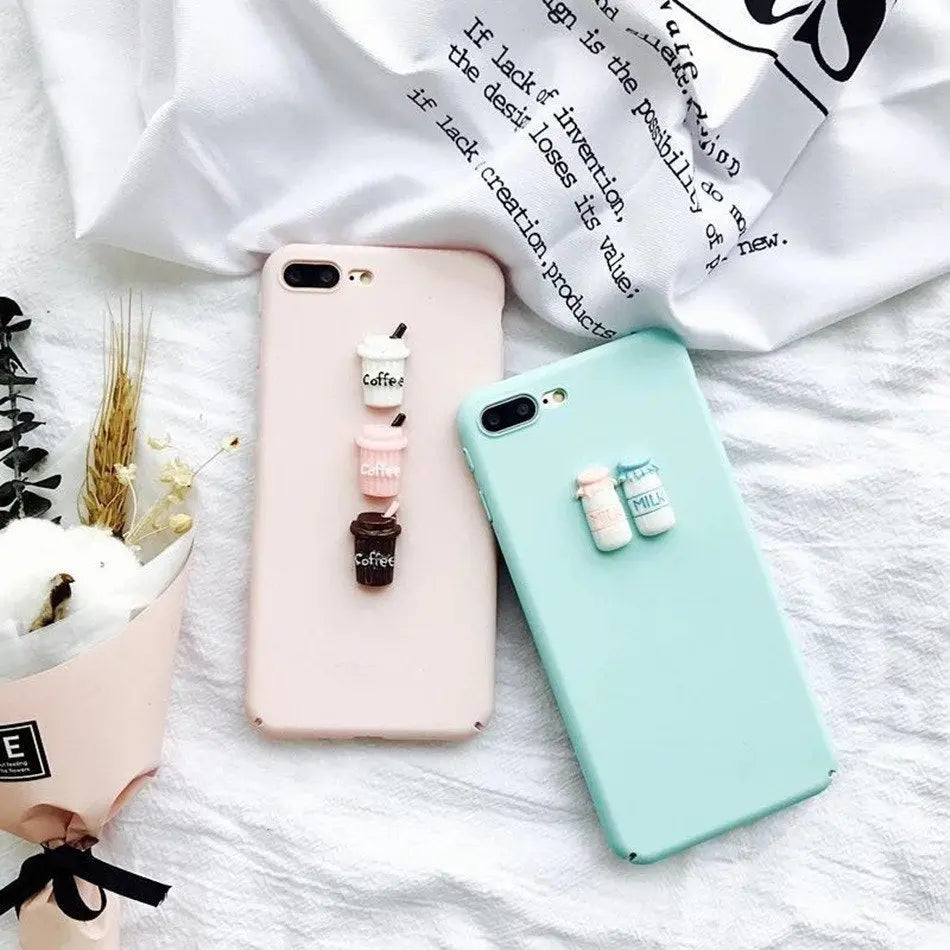 Cat Case For7 6 6S Plus 5 5S SE Cases Lovely Cartoon Soft Cat Cases Prime Mart