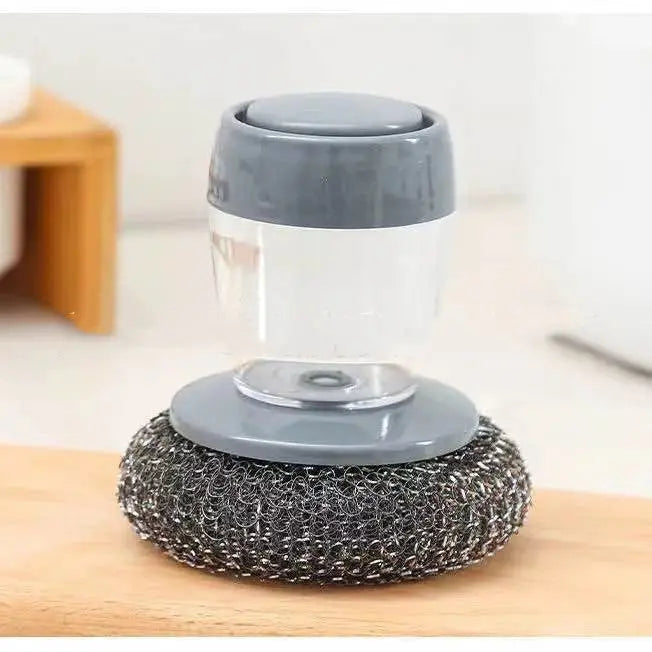 Kitchen Soap Dispensing Palm Brush Cleaner β Prime Mart Prime Mart