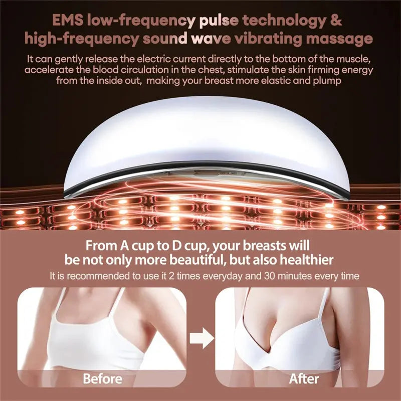 Household Vibration Heating Chest Beauty Device Prime Mart