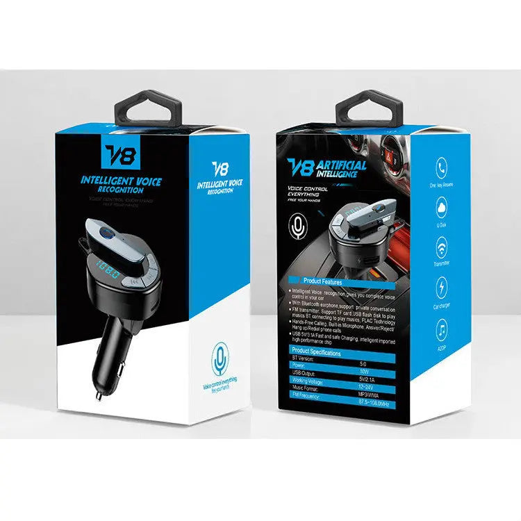 Multifunctional Car Bluetooth Hands-free Bluetooth Headset Prime Mart