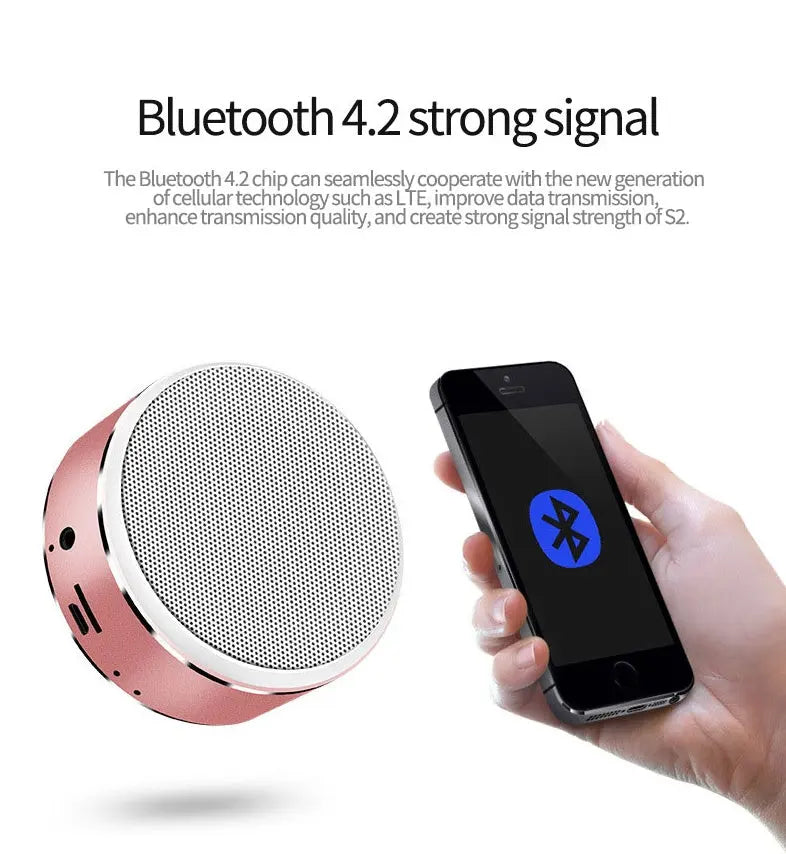 S8 portable Bluetooth speaker Mini card subwoofer built-in battery mini speaker Prime Mart