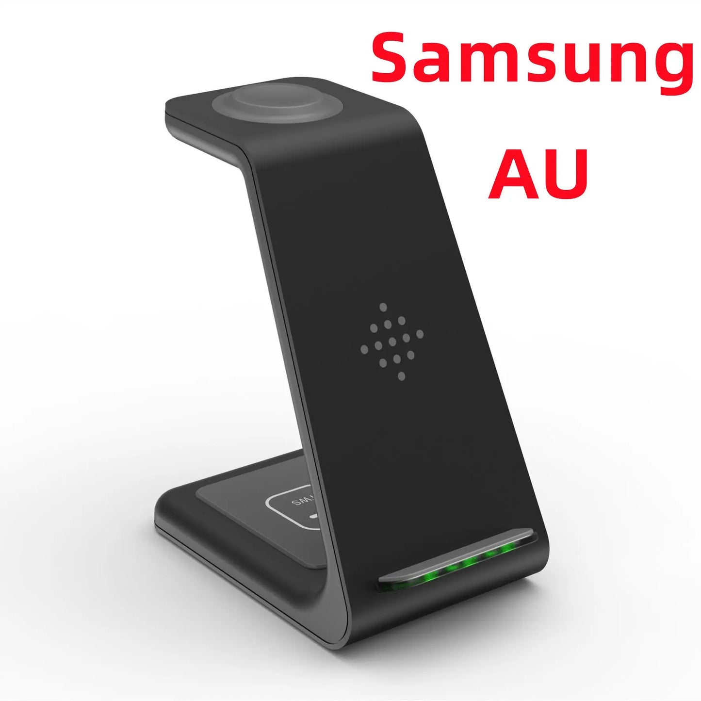 Prime Mart 3-in-1 Fast Charging Station – Wireless Quick Charge Dock & Phone Stand Prime Mart