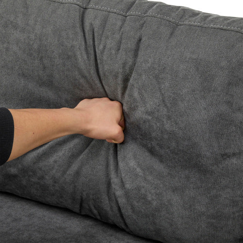 L-Shaped Corner Sofa Bed β Extendable with Bed Box & Integrated Shelf