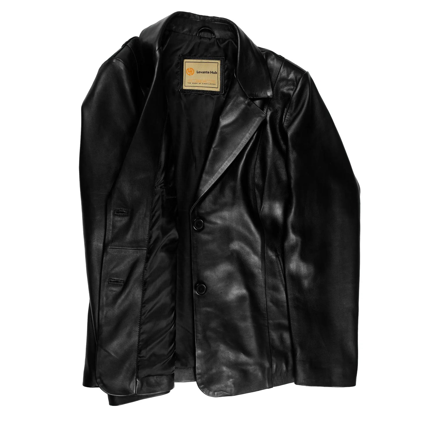 Women's Celeste Lambskin Leather Blazer Levante Hub