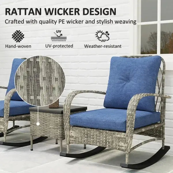 Rattan Chaise Lounge Chair, Wicker Patio Furniture Set Prime Mart