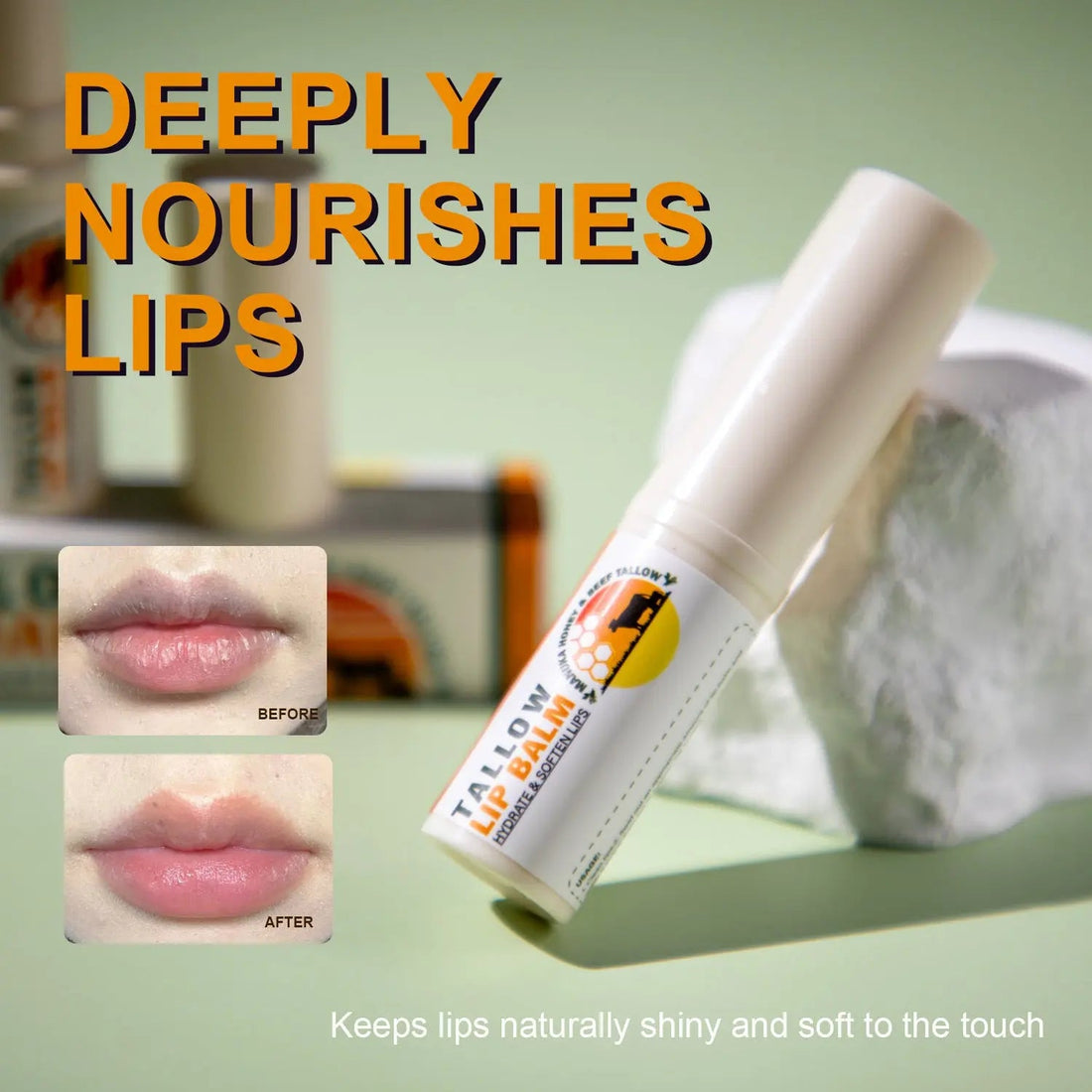 Tallow Lip Balm Beauty Tools: Natural Skincare for Healthy Lips