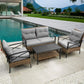 4-Piece Patio Sectional Sofa Set – KD Rattan Wicker Prime Mart