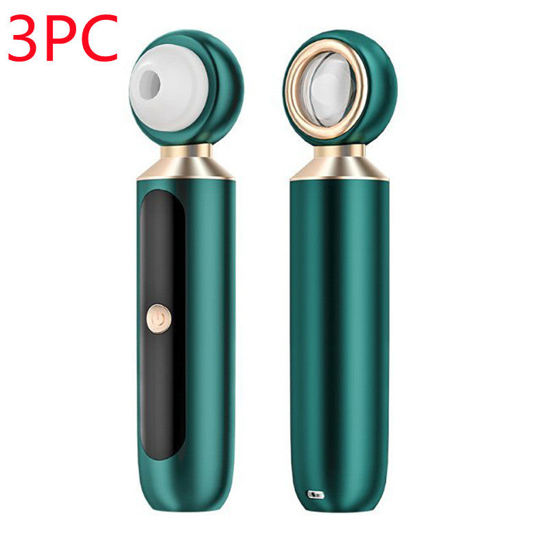 Portable Blackhead Remover | USB, Magnifying Glass, Blue Light, Pore Cleaner