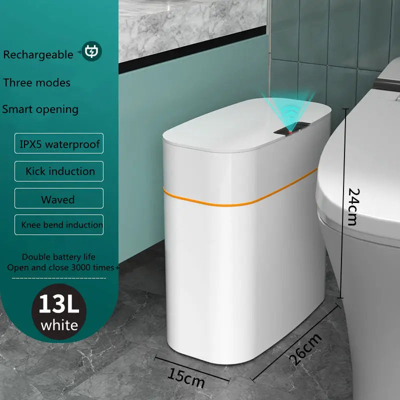 Smart Trash Can – Automatic Sensor Dustbin with Lid Prime Mart