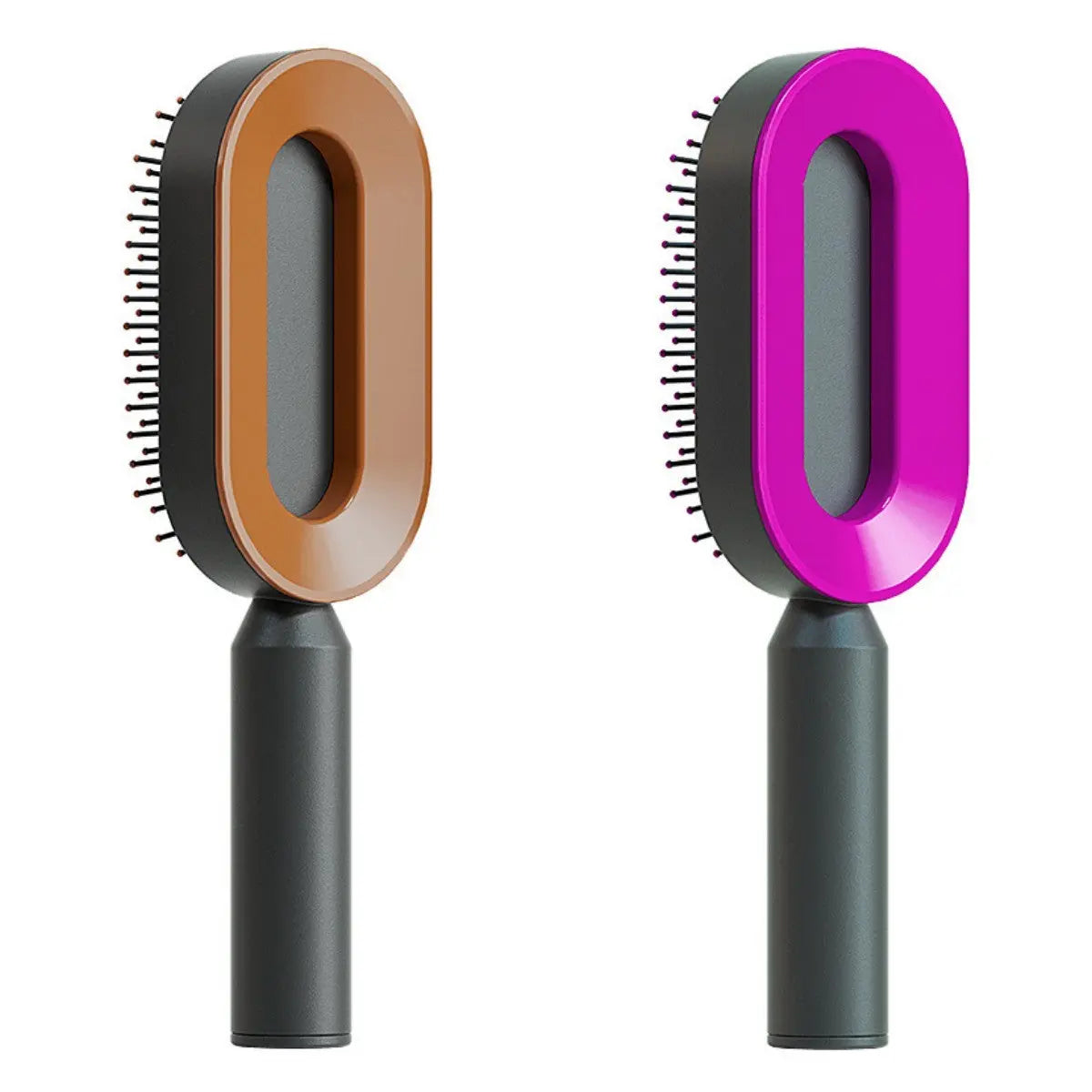 Self-Cleaning Hair Brush & Scalp Comb – Prime Mart Prime Mart