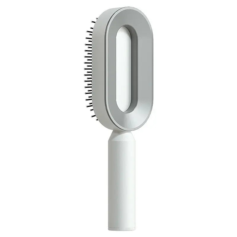 Self-Cleaning Hair Brush & Scalp Comb – Prime Mart Prime Mart