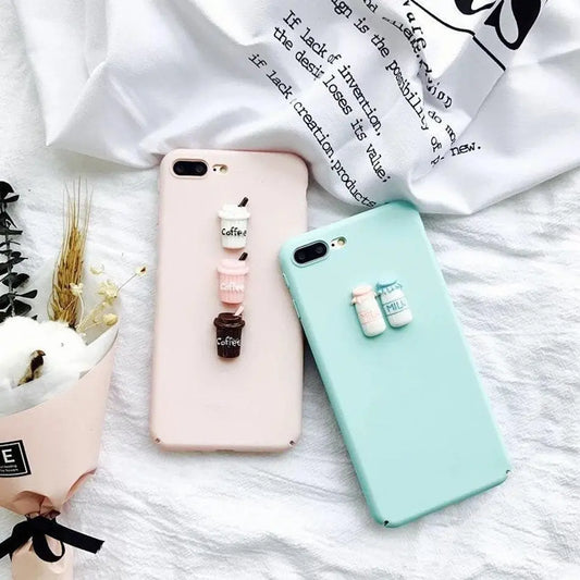 Cat Case For7 6 6S Plus 5 5S SE Cases Lovely Cartoon Soft Cat Cases Prime Mart