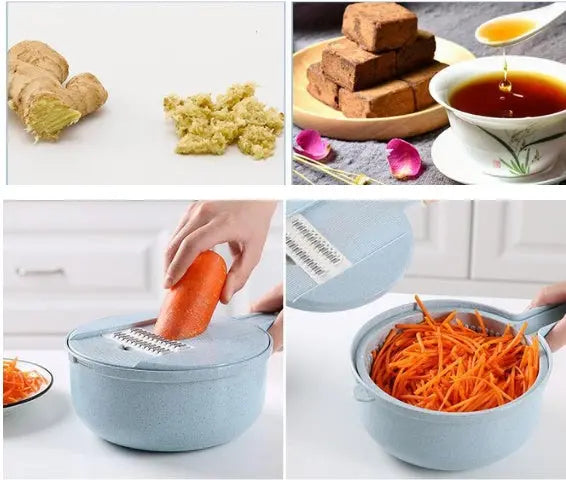 8-in-1 Mandoline Slicer & Vegetable Cutter – Prime Mart Prime Mart