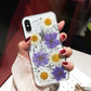 Compatible With Compatible With  , Qianliyao Dried Real Flower Cases For I  XR Case Handmade Clear Soft Back Cover For Prime Mart