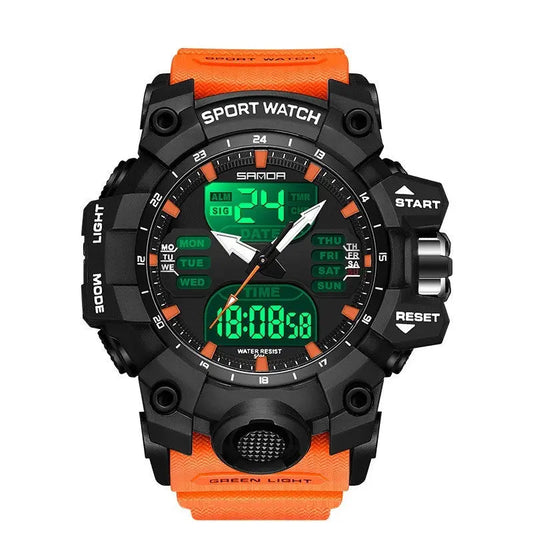 Sanda Green Light Alarm Clock – Waterproof & Shockproof Prime Mart