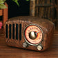 Retro wooden wireless mini speaker Prime Mart