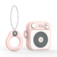 Cartoon Retro Gramophone  Wireless Bluetooth Headset Silicone Case Prime Mart