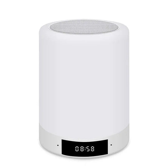 Usb Night Light Rechargeable Bluetooth Speaker Mini Speaker Alarm Clock Speaker Prime Mart