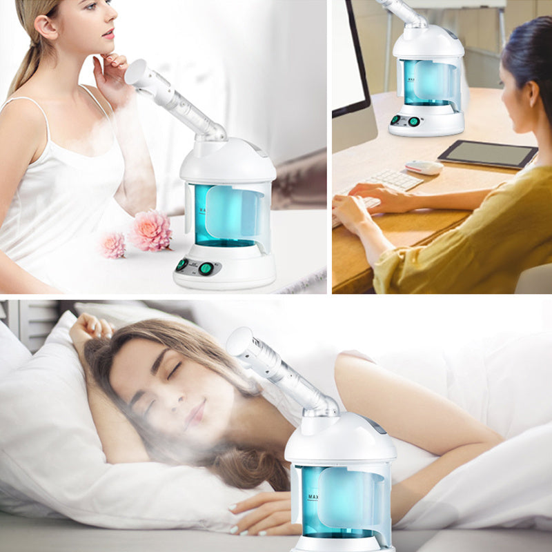 Portable Facial Steamer | Ozone, Skin Care, Moisturizer, Spa Device
