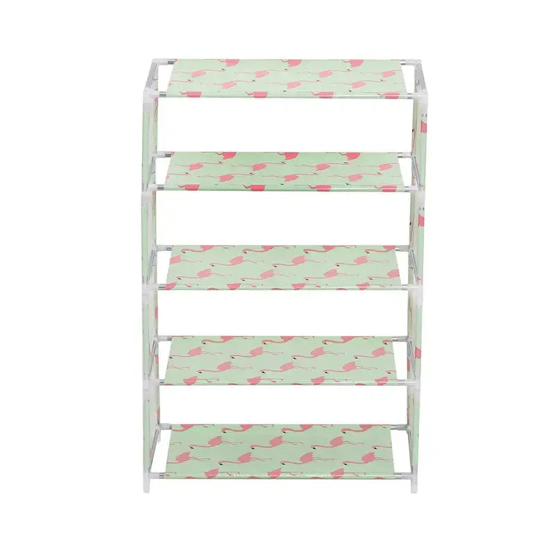Simplify your life with this Non-Woven Dustproof Shoe Rack TM