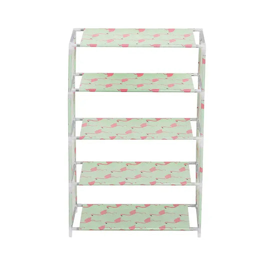 Simplify your life with this Non-Woven Dustproof Shoe Rack TM
