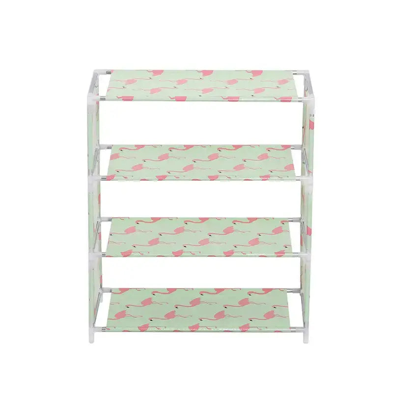 Simplify your life with this Non-Woven Dustproof Shoe Rack TM