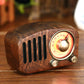 Retro wooden wireless mini speaker Prime Mart