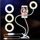 Prime Mart LED Selfie Ring Light – 8cm Adjustable Makeup & Live Light Prime Mart