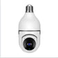 Prime Mart WiFi Bulb Camera 1080P – E27 Smart 5G Security Monitor with 4X Zoom & Alarm Beie