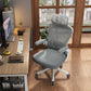 Ergonomic Black Swivel Office Chair – High Back Mesh with Adjustable Headrest