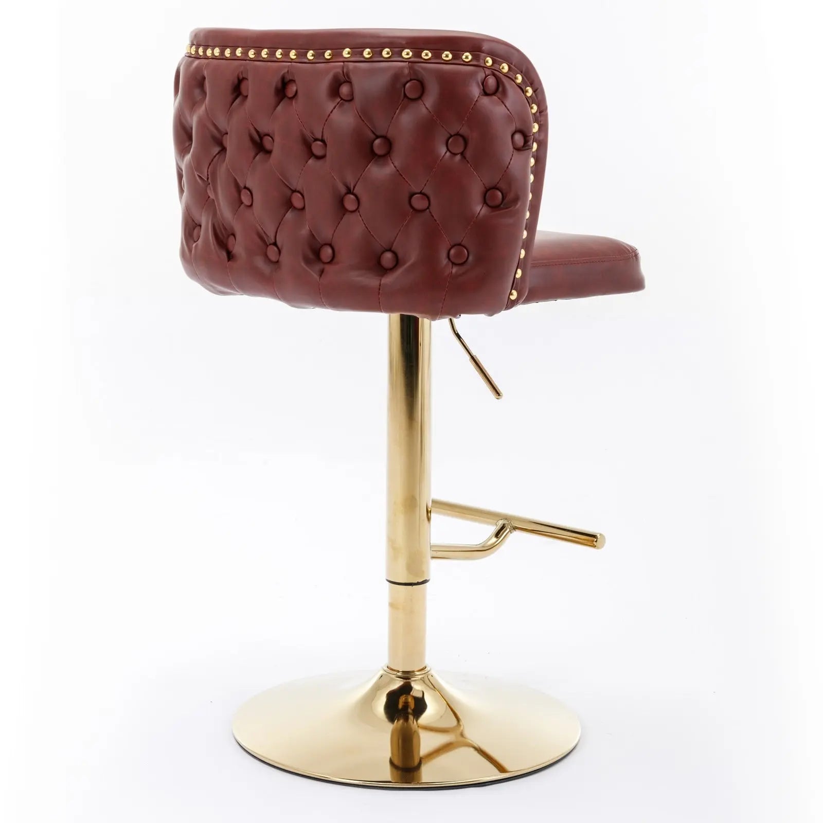 Adjustable Swivel Barstools – Modern PU Upholstered Prime Mart