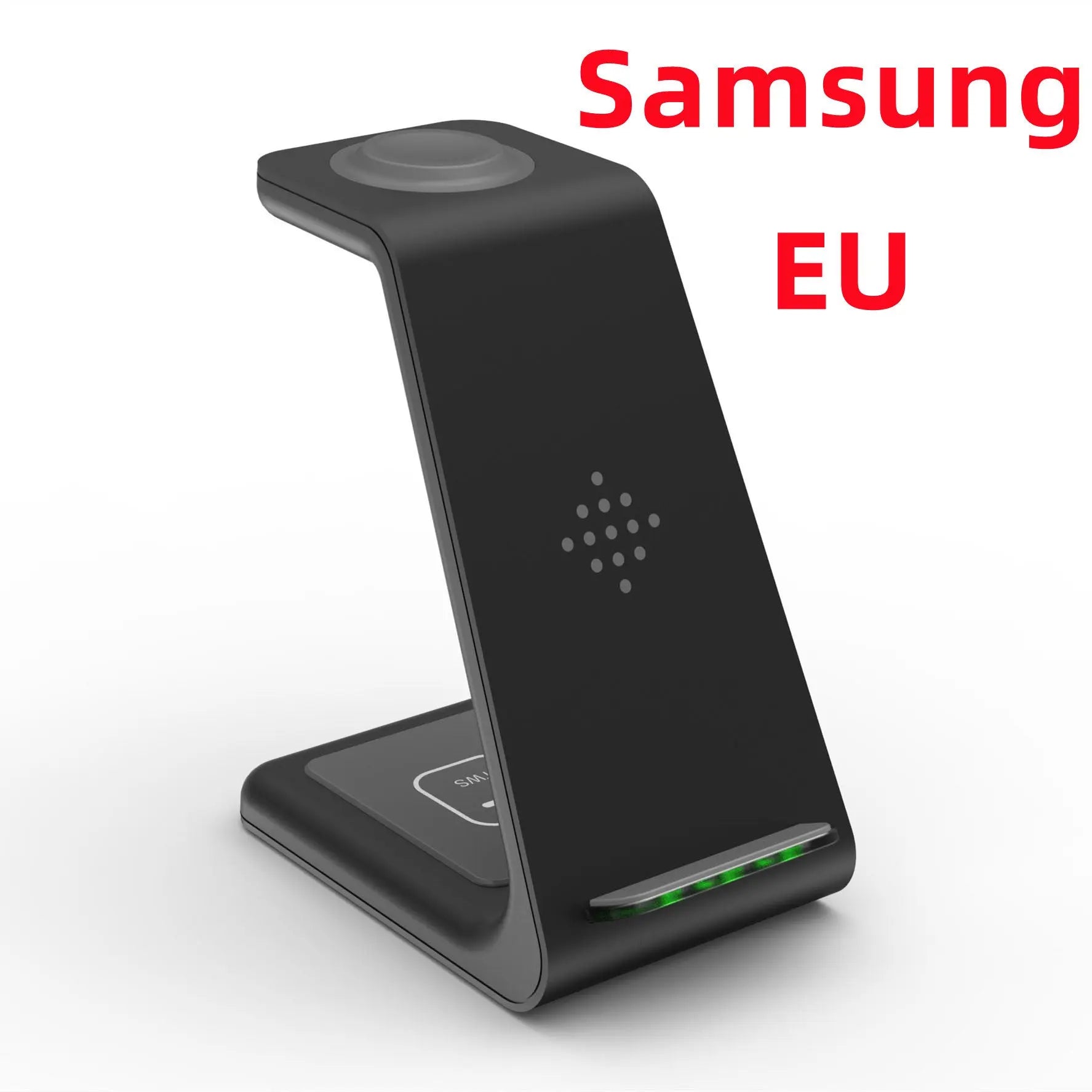 Prime Mart 3-in-1 Fast Charging Station – Wireless Quick Charge Dock & Phone Stand Prime Mart