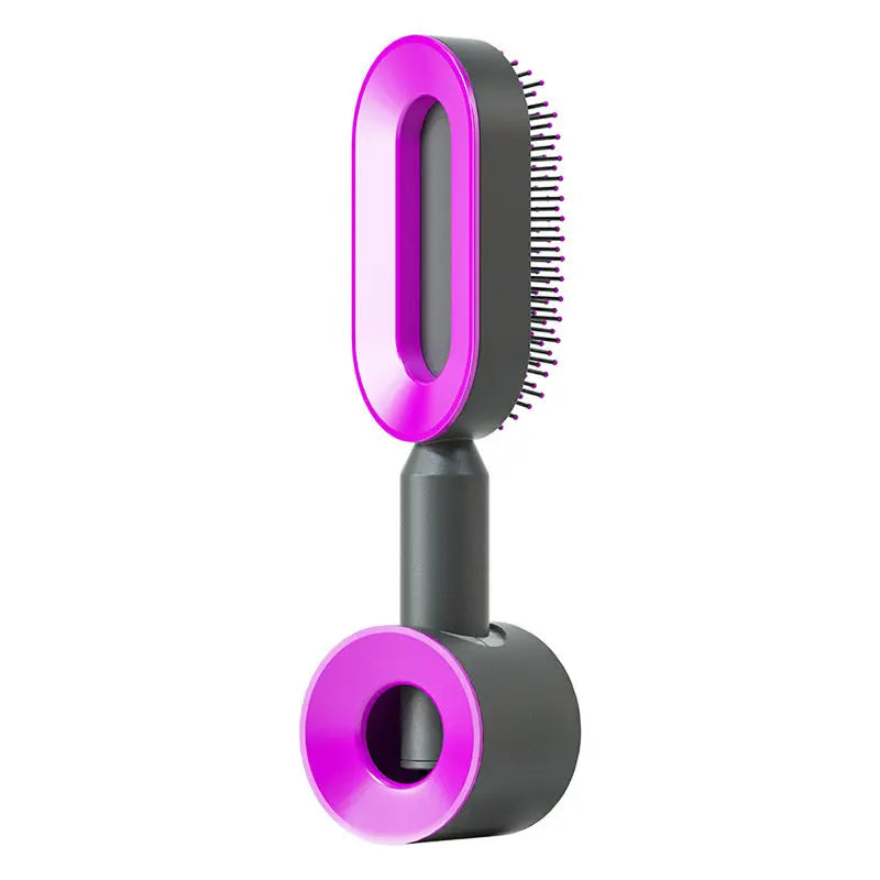 Self-Cleaning Hair Brush & Scalp Comb – Prime Mart Prime Mart