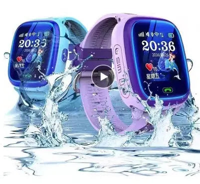 DF25 Children Waterproof Smart Watches Touch Screen Call for Rescue Remote Monitoring and Location Children's Telephone Watches Prime Mart