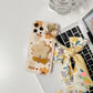 Autumn Leaves And Flowers With Bow Silk Scarf Phone Cases - Prime Mart Prime Mart