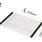 Folding Kitchen Drain Sink Rack Stainless Steel