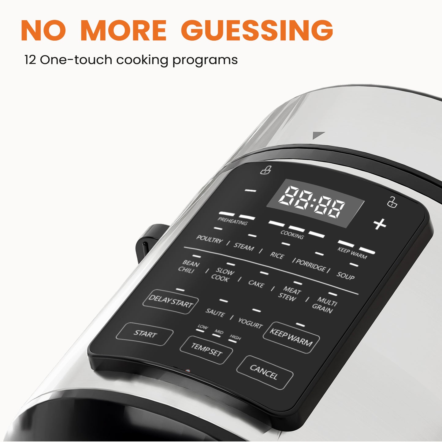9-in-1 Electric Pressure Cooker & Multi-Function Smart Pot