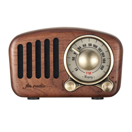 Retro wooden wireless mini speaker Prime Mart