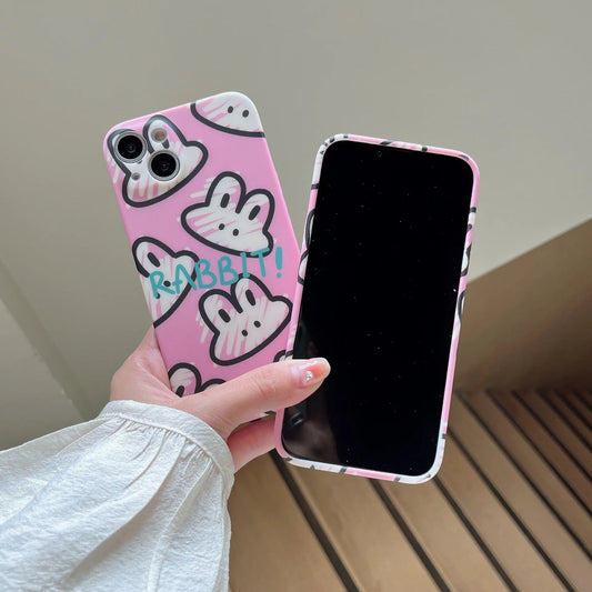 Lovely Graffiti Liquid Silicone Phone Case Prime Mart