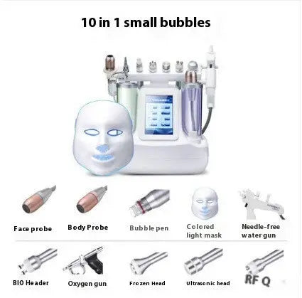 Beauty Instrument – Face Cleaner, Oxygen Spray & LED Light Therapy Mask Prime Mart