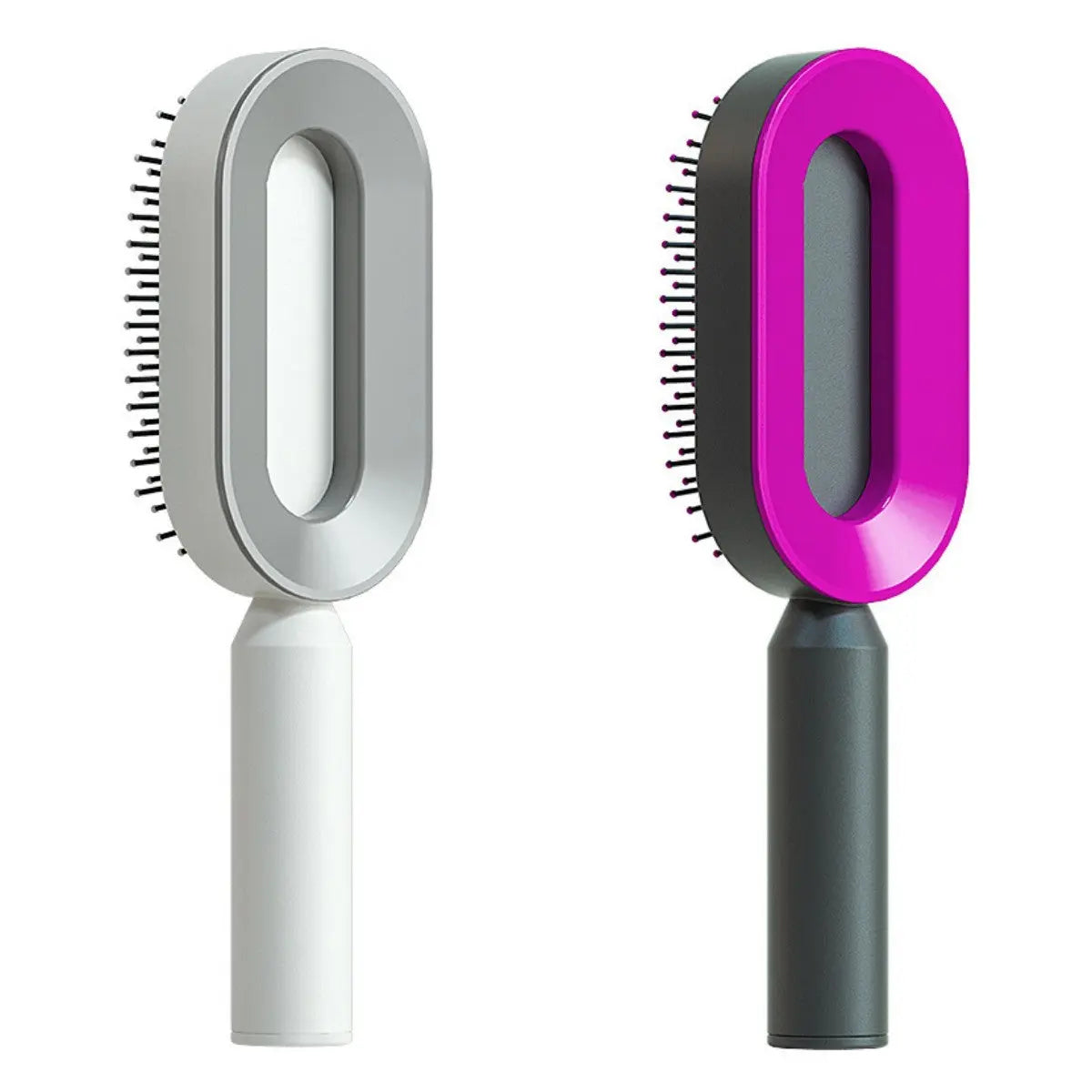 Self-Cleaning Hair Brush & Scalp Comb – Prime Mart Prime Mart