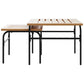5-Piece Balcony Furniture Set – Black Steel with Cushions Prime Mart