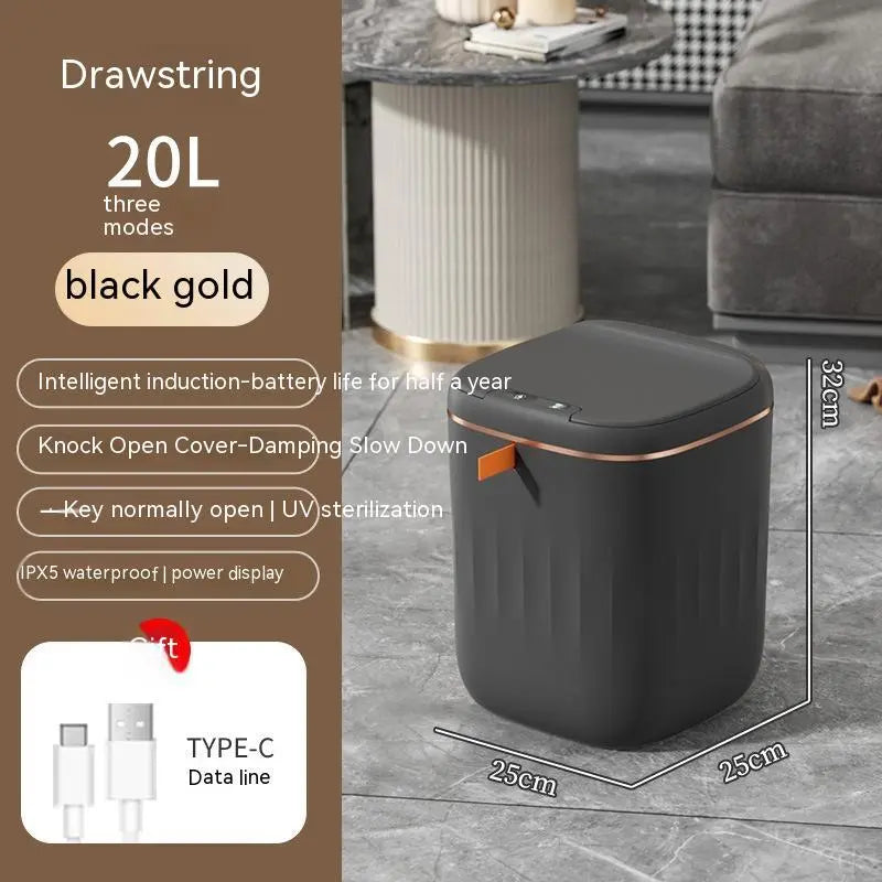 Smart Trash Can – Automatic Sensor Dustbin with Lid Prime Mart