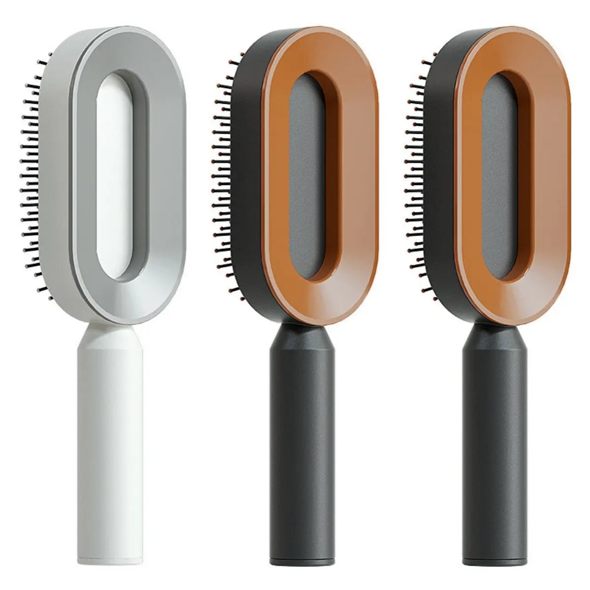 Self-Cleaning Hair Brush & Scalp Comb – Prime Mart Prime Mart