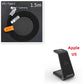 Prime Mart 3-in-1 Fast Charging Station – Wireless Quick Charge Dock & Phone Stand Prime Mart
