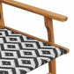White Acacia Wood Garden Furniture – 122 x 78 x 73 cm Prime Mart