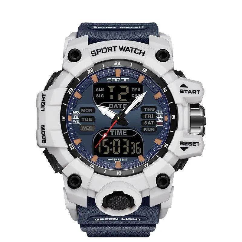 Sanda Green Light Alarm Clock – Waterproof & Shockproof Prime Mart