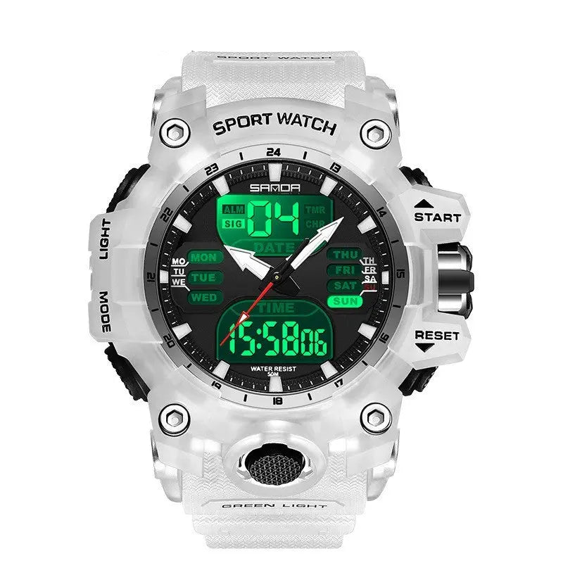 Sanda Green Light Alarm Clock – Waterproof & Shockproof Prime Mart