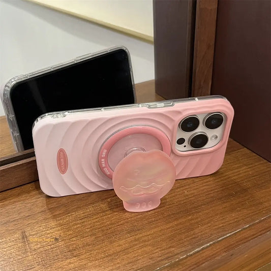 Personalized Gradient Ripple Circle For 15 Phone Cases Prime Mart