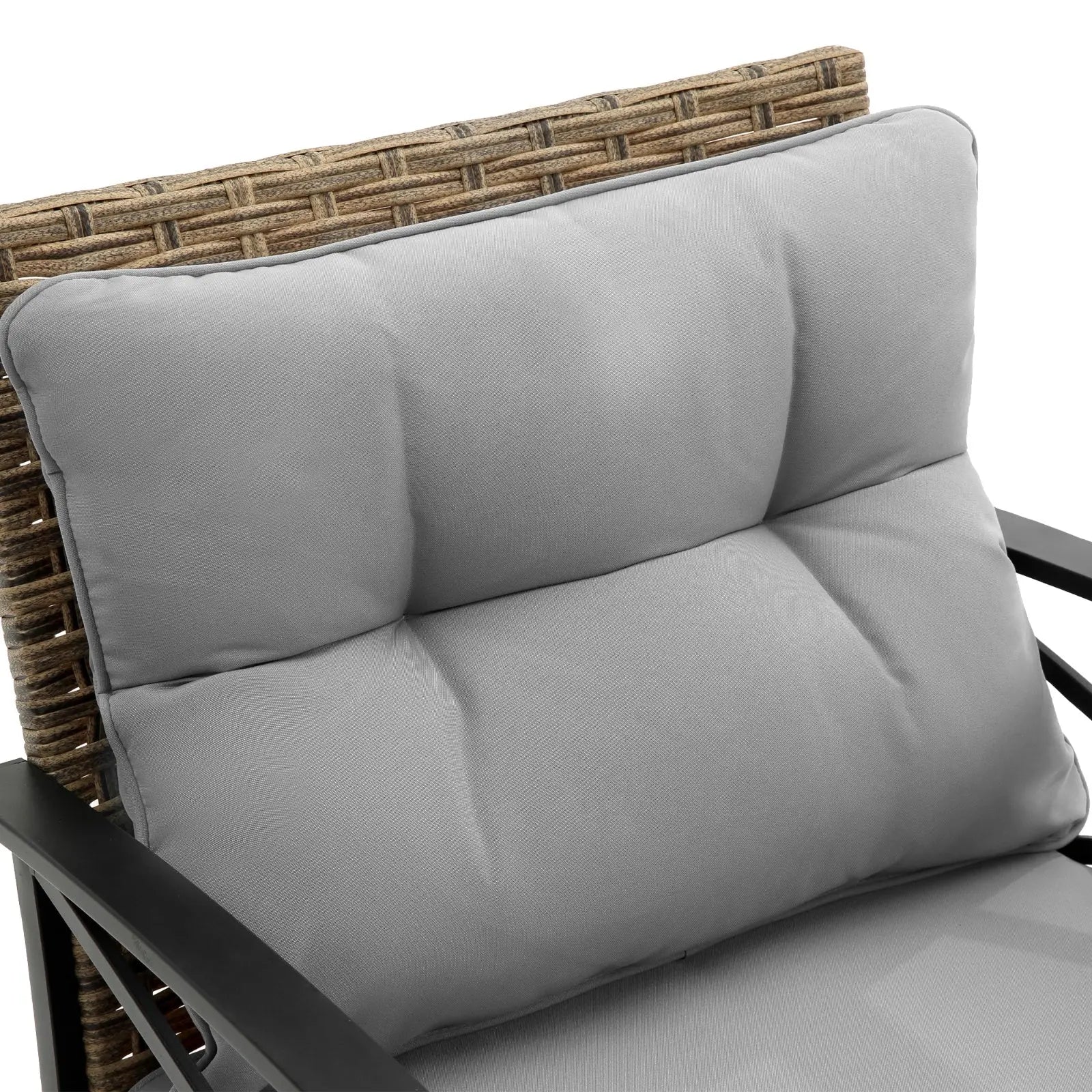 4-Piece Patio Sectional Sofa Set – KD Rattan Wicker Prime Mart